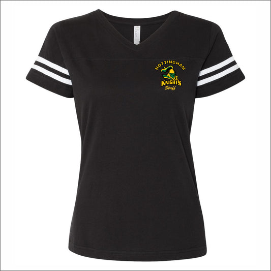 Nottingham Staff Ladies Vintage Football T