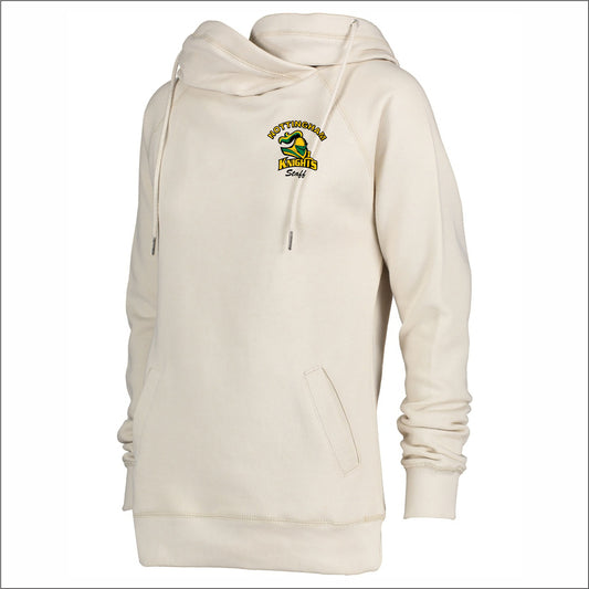 Nottingham Staff Ladies Funnel Neck Hooded Sweatshirt