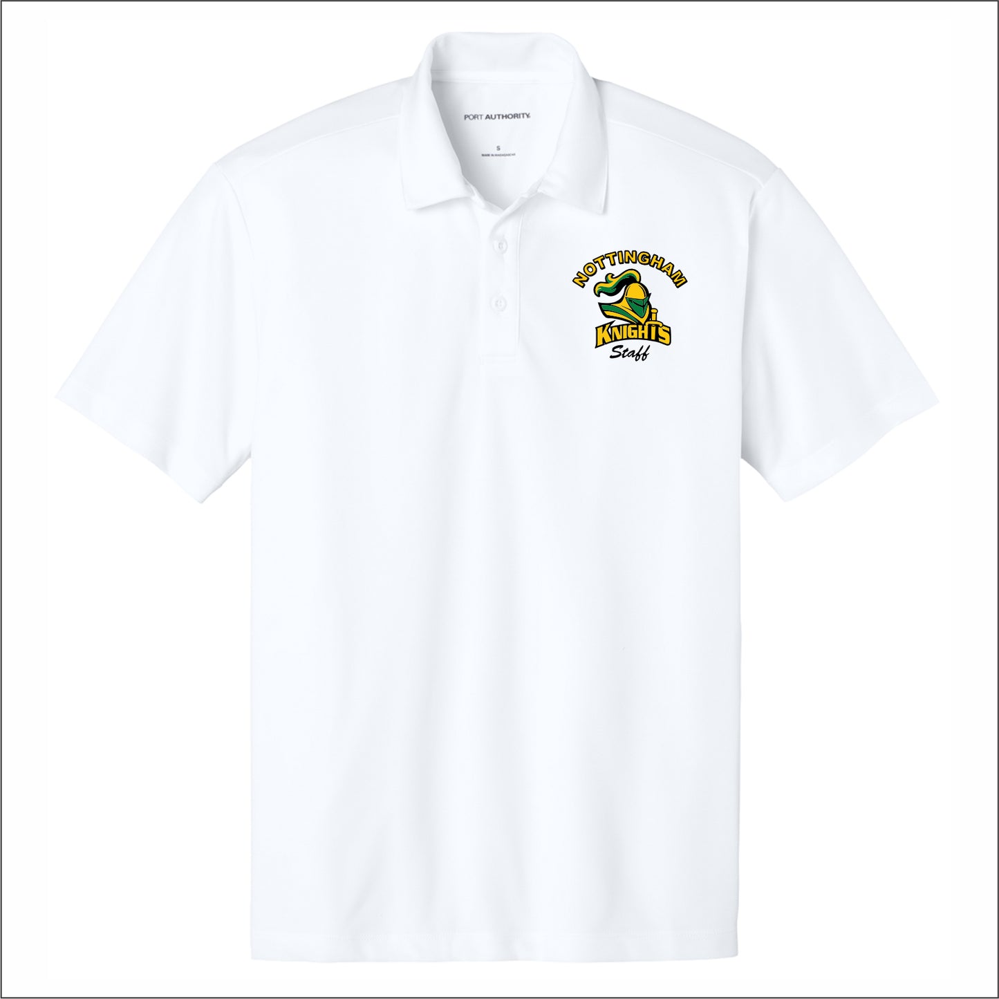 Nottingham Staff Performance Short Sleeve Polo Shirt