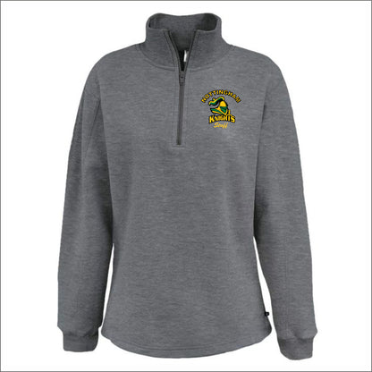 Nottingham Staff Ladies Open Bottom 1/4 Zip Sweatshirt