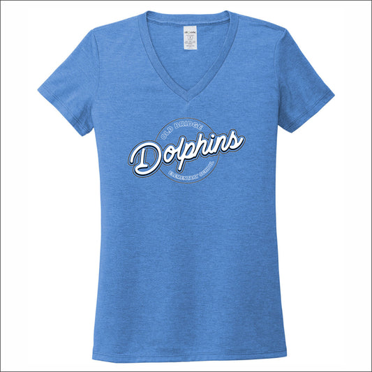 Old Bridge Spiritwear Allmade Sustainable Ladies V-Neck Tee