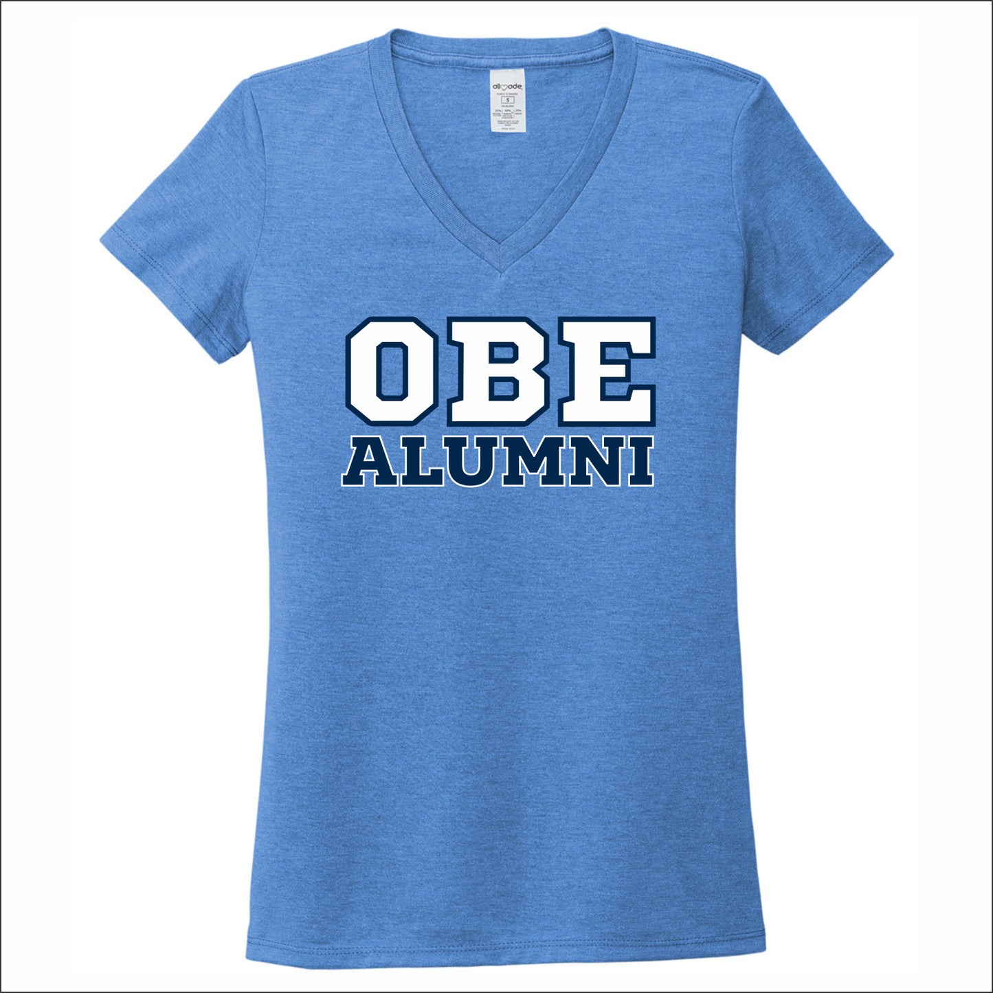 OBE Alumni Allmade Sustainable Ladies V-Neck Tee