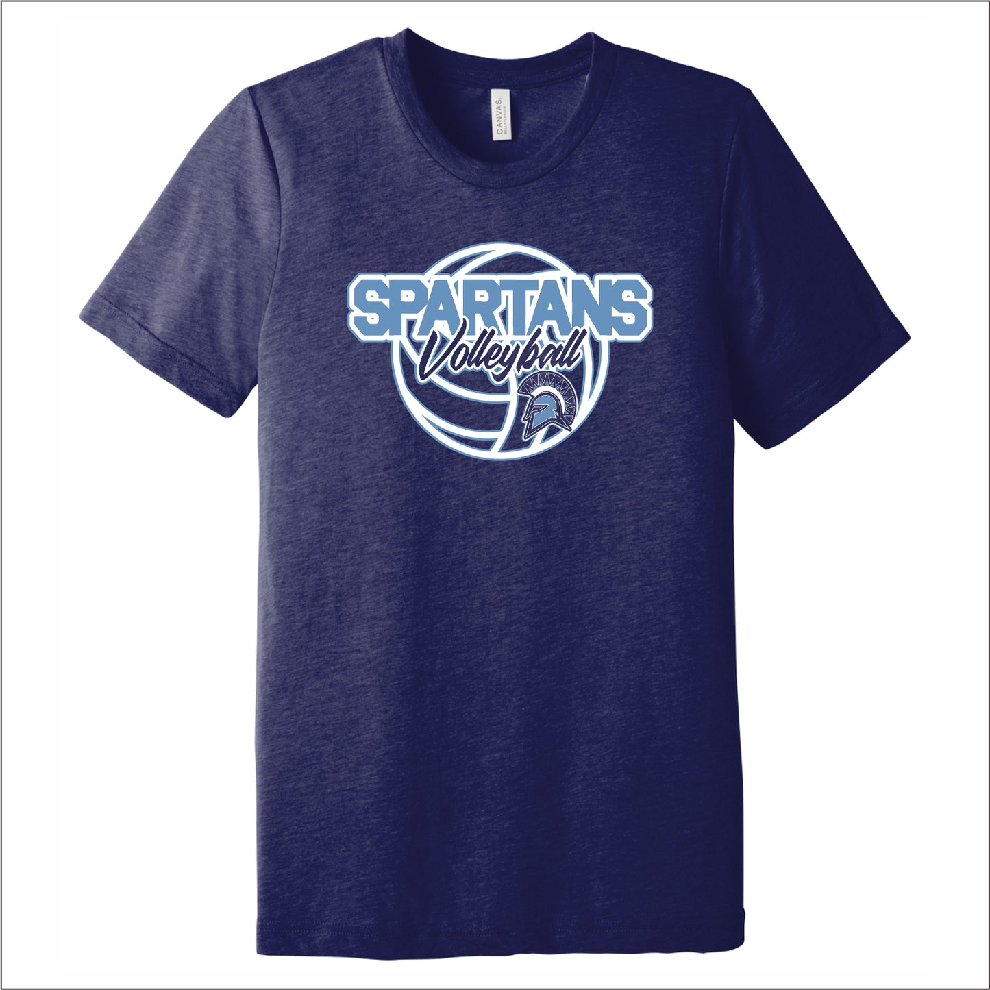 OMS Volleyball Tri-blend T-shirt - Des. A