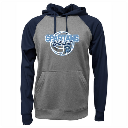 OMS Volleyball Performance Raglan Colorblock Hooded Sweatshirt