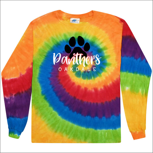 Oakdale Elementary Tie-Dye Long Sleeve T-shirt