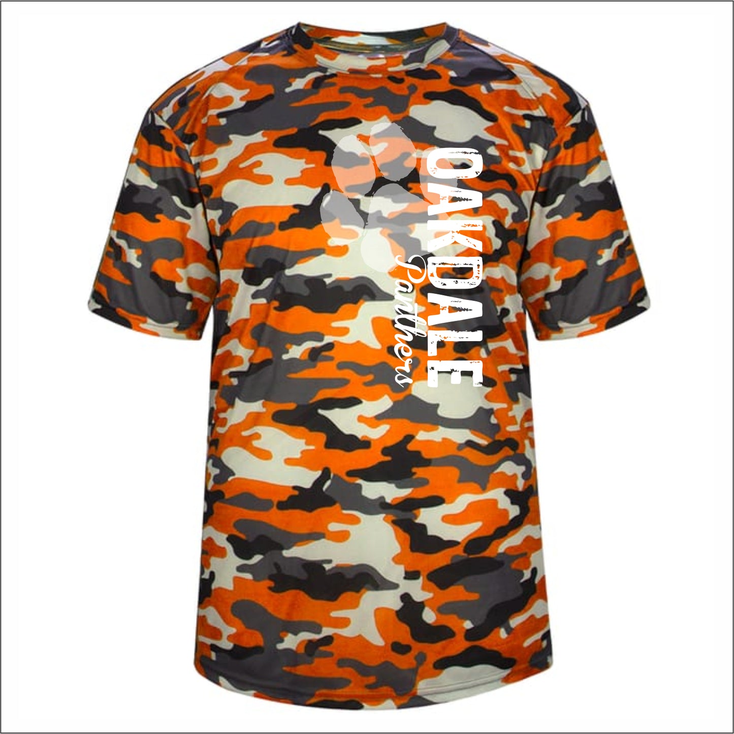 Oakdale Elementary Camo Print Performance T-shirt