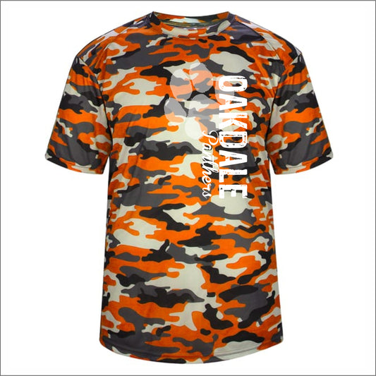 Oakdale Elementary Camo Print Performance T-shirt