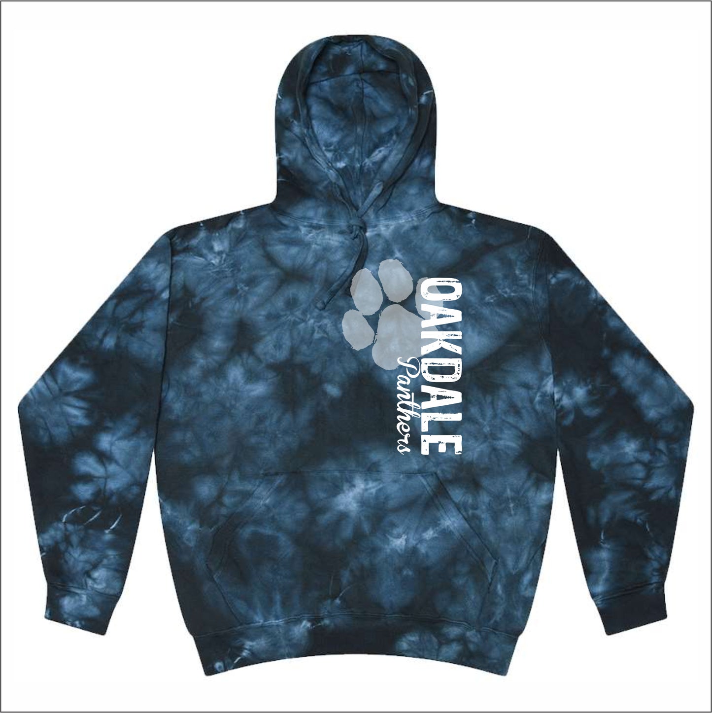 Oakdale Elementary Crystal Tie-Dye Hoodie