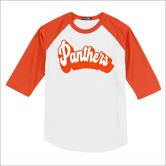 Oakdale Elementary 3/4 Sleeve Baseball T-shirt - Des. B