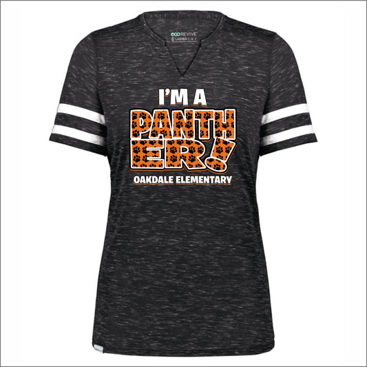 Oakdale Elementary Ladies Monterey V-Notch T