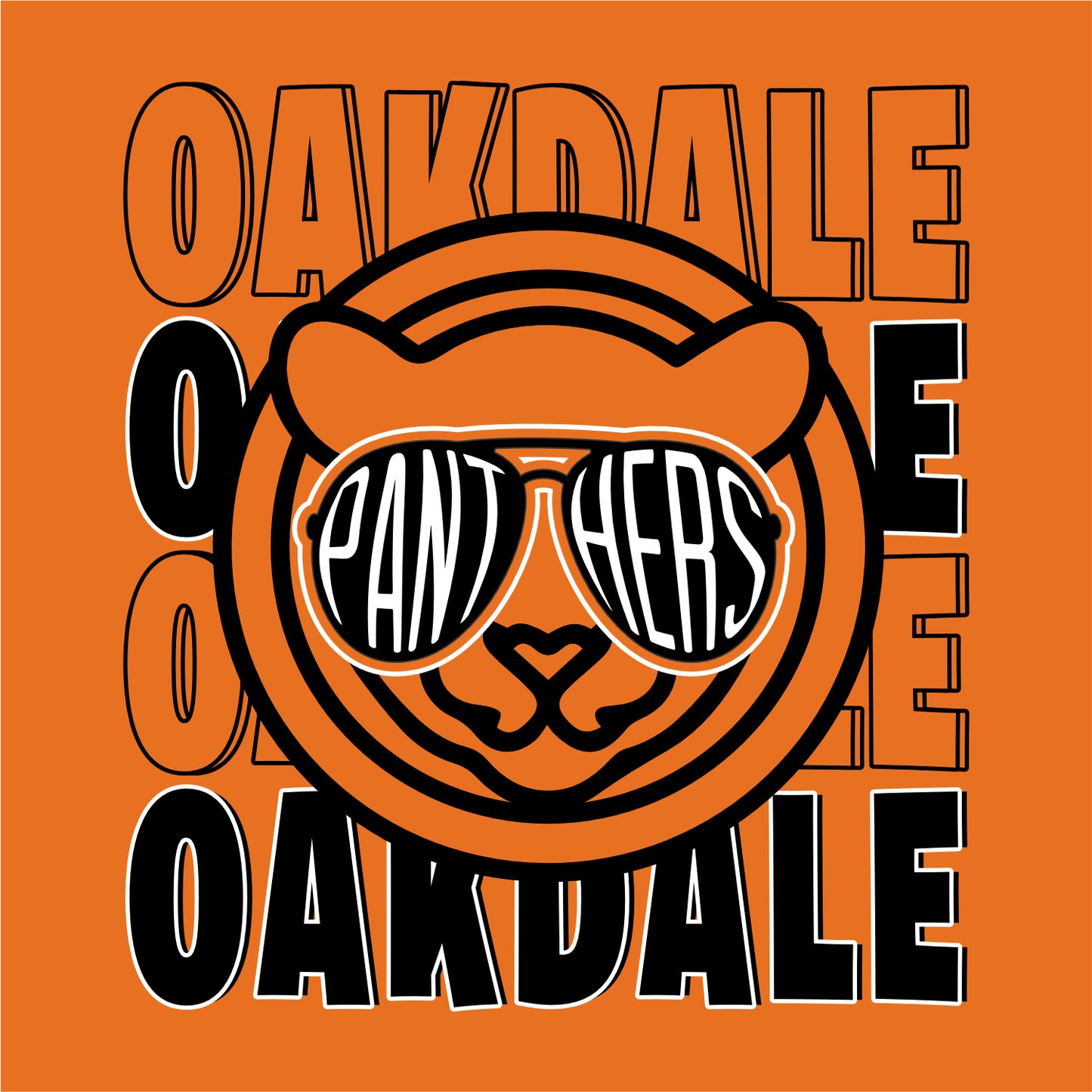 Oakdale Elementary CamoHex Performance T-shirt