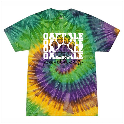 Oakdale Elementary Multicolor Tie-Dye T-shirt