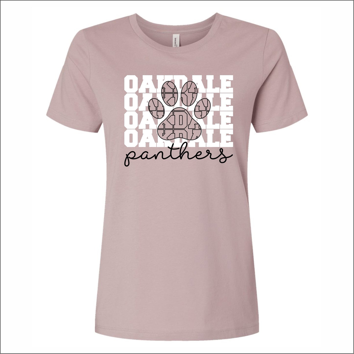 Oakdale Elementary Ladies Relaxed Jersey Tee