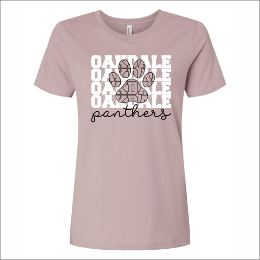 Oakdale Elementary Ladies Relaxed Jersey Tee