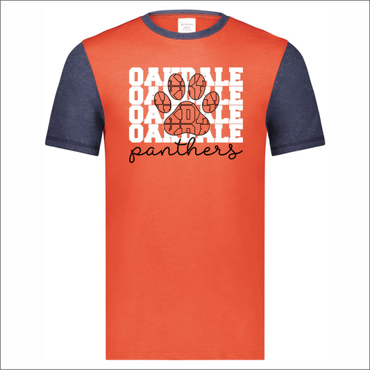 Oakdale Elementary Gameday Vintage Ringer Tee
