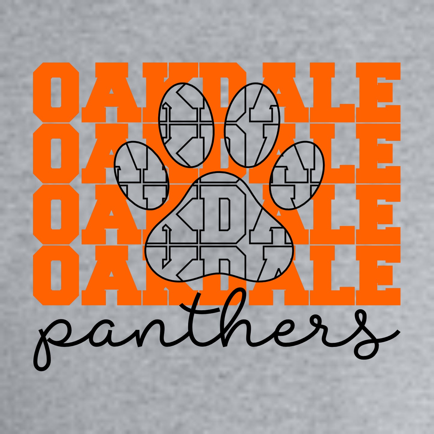 Oakdale Elementary Short Sleeve T-shirt - Des. A