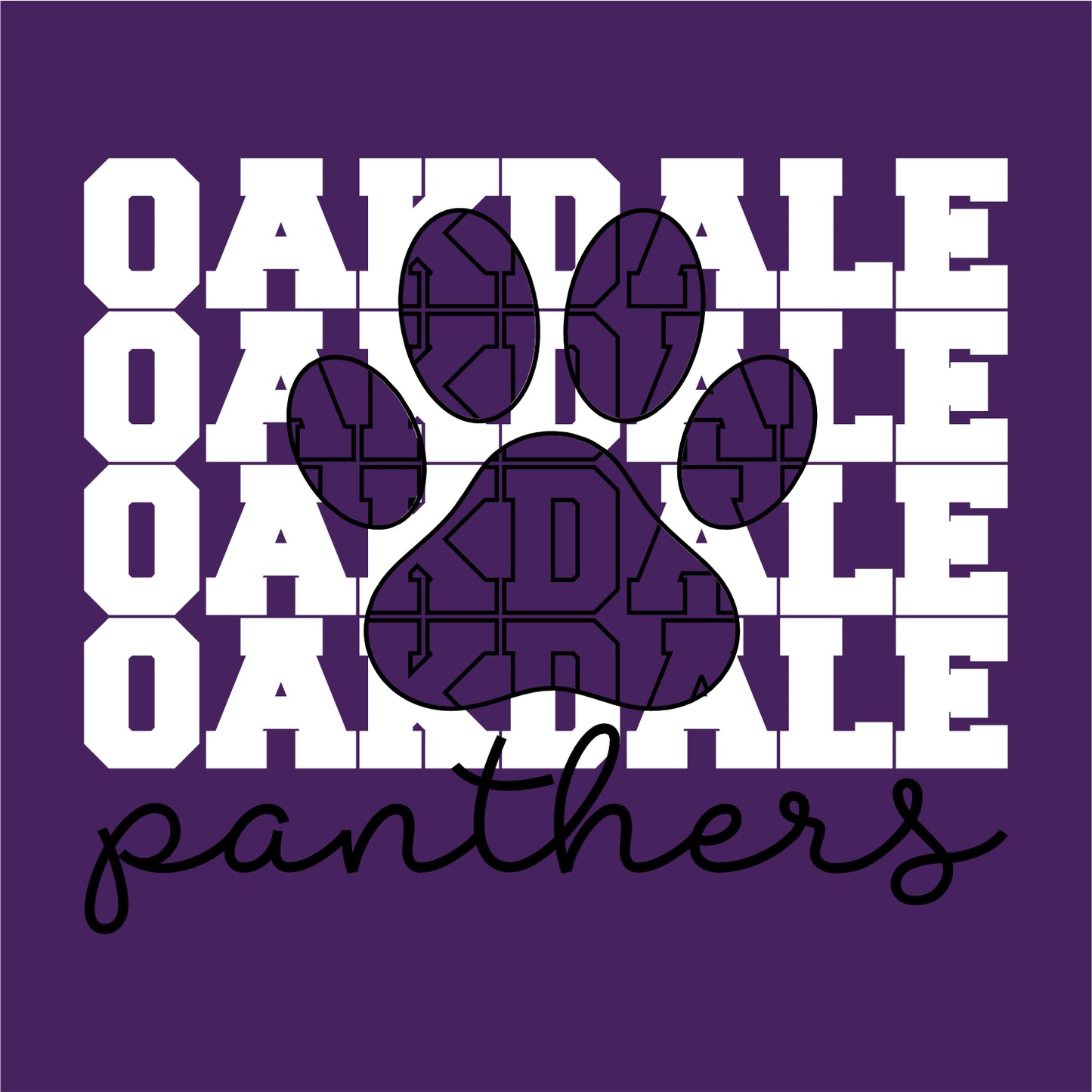 Oakdale Elementary Short Sleeve T-shirt - Des. A
