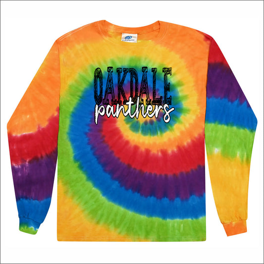 Oakdale Elementary Tie-Dye Long Sleeve T-shirt