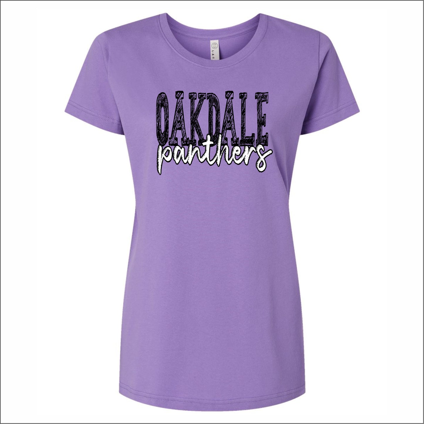 Oakdale Elementary Girls/Ladies Fine Jersey T-shirt
