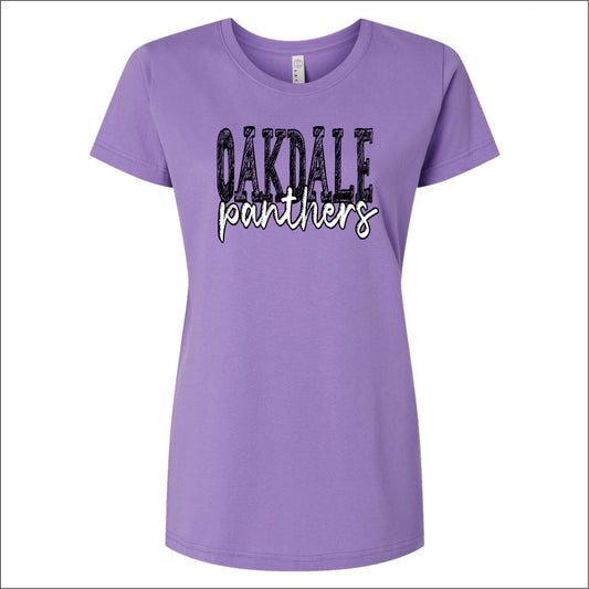Oakdale Elementary Girls/Ladies Fine Jersey T-shirt