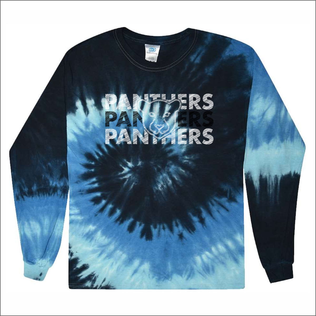Oakdale Elementary Tie-Dye Long Sleeve T-shirt - Des. B