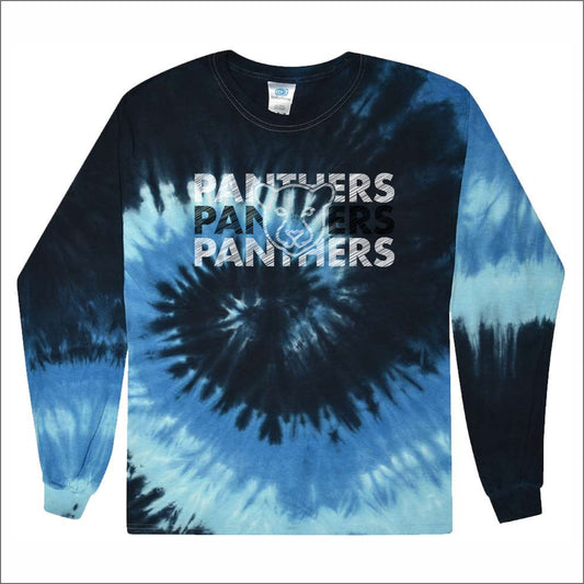 Oakdale Elementary Tie-Dye Long Sleeve T-shirt - Des. B