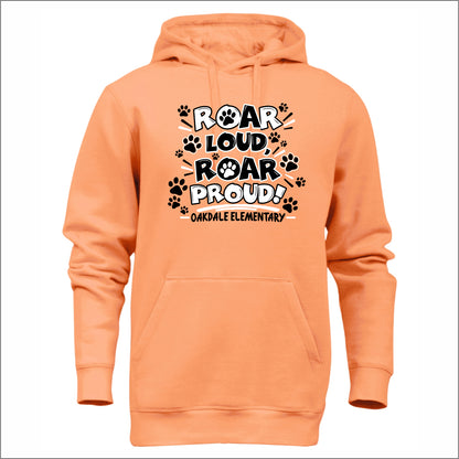 Oakdale Elementary Heavyweight Hooded Sweatshirt - Des. A