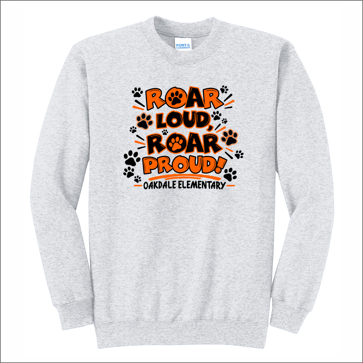 Oakdale Elementary Crewneck Sweatshirt - Des. A