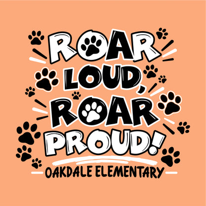 Oakdale Elementary Heavyweight Hooded Sweatshirt - Des. A