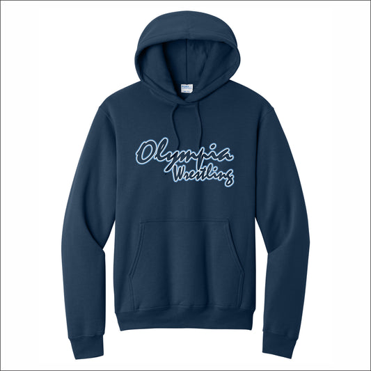 Olympia Wrestling Hooded Sweatshirt - Design A