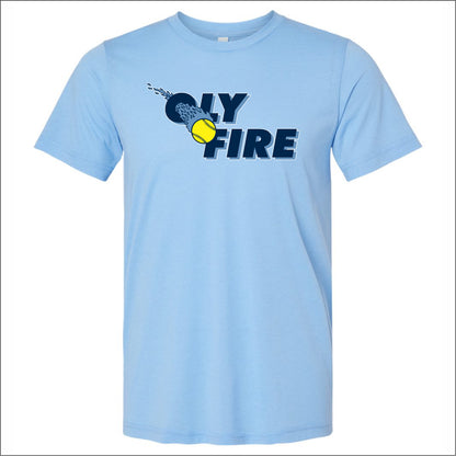 Oly Fire Spiritwear Tri-blend T-shirt