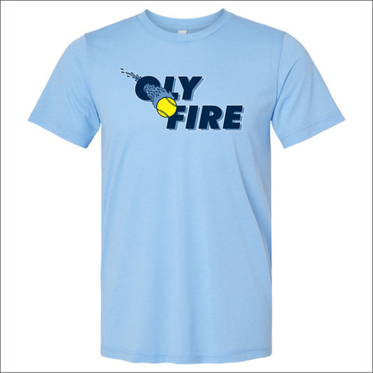 Oly Fire Spiritwear Tri-blend T-shirt