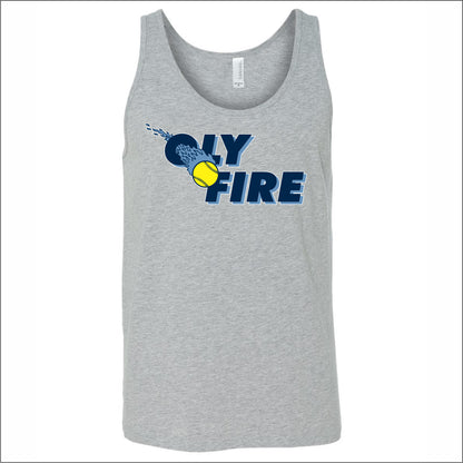 Oly Fire Spiritwear Heathered Soft Jersey Tank Top