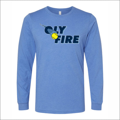 Oly Fire Spiritwear  Soft Jersey Long Sleeve T-shirt