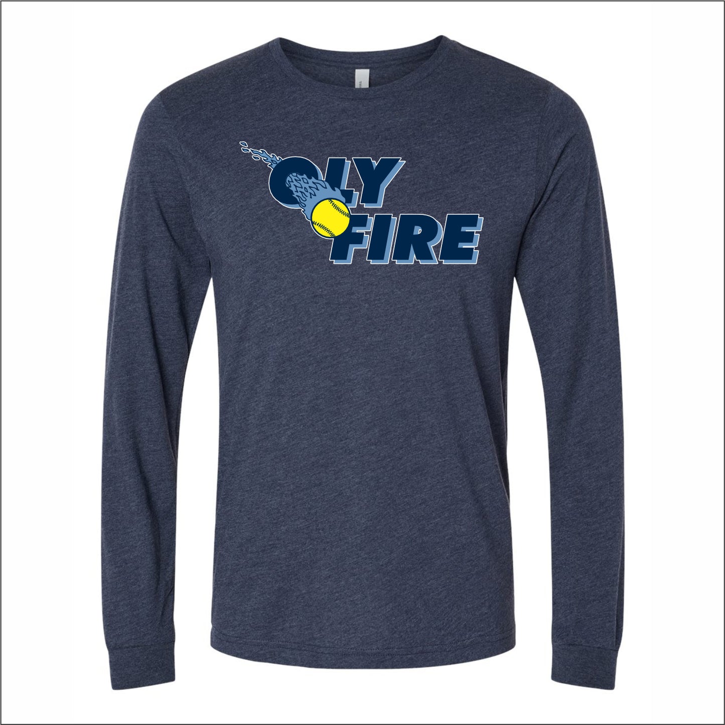 Oly Fire Spiritwear  Soft Jersey Long Sleeve T-shirt