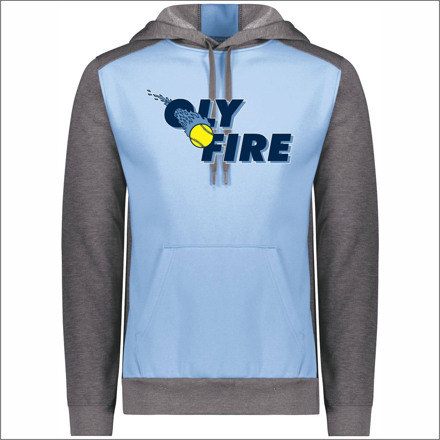 Oly Fire Spiritwear Three-Season Hooded Sweatshirt