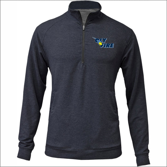 Oly Fire Spiritwear 1/4 Zip Triblend