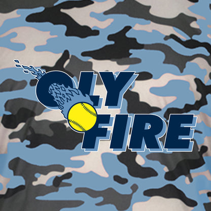 Oly Fire Spiritwear Camo Print Performance T-shirt