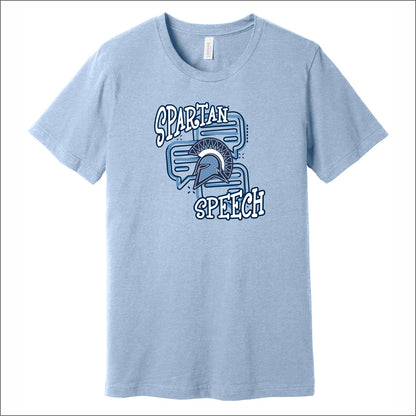 Olympia Spartans Speech Heathered Soft Jersey T-shirt