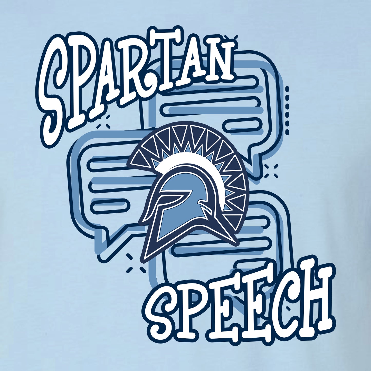 Olympia Spartans Speech Heathered Soft Jersey T-shirt