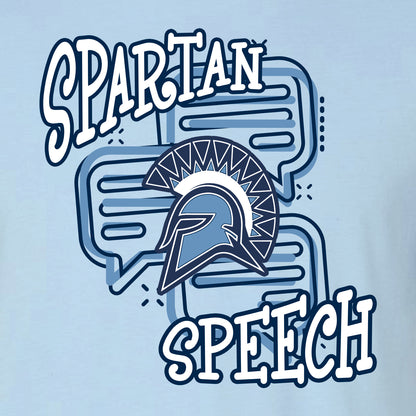 Olympia Spartans Speech Heathered Soft Jersey T-shirt