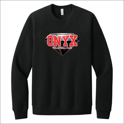 Onyx VBC Sponge Fleece Raglan Crewneck Sweatshirt