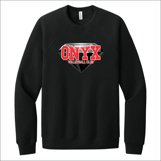 Onyx VBC Sponge Fleece Raglan Crewneck Sweatshirt