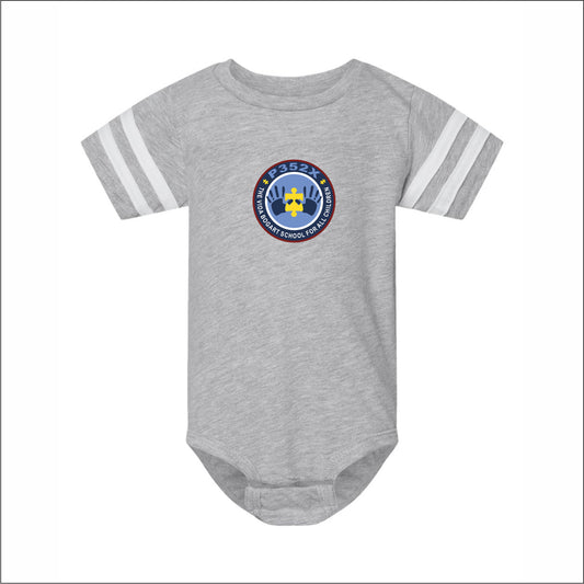 P352X School Infant Vintage Football Bodysuit