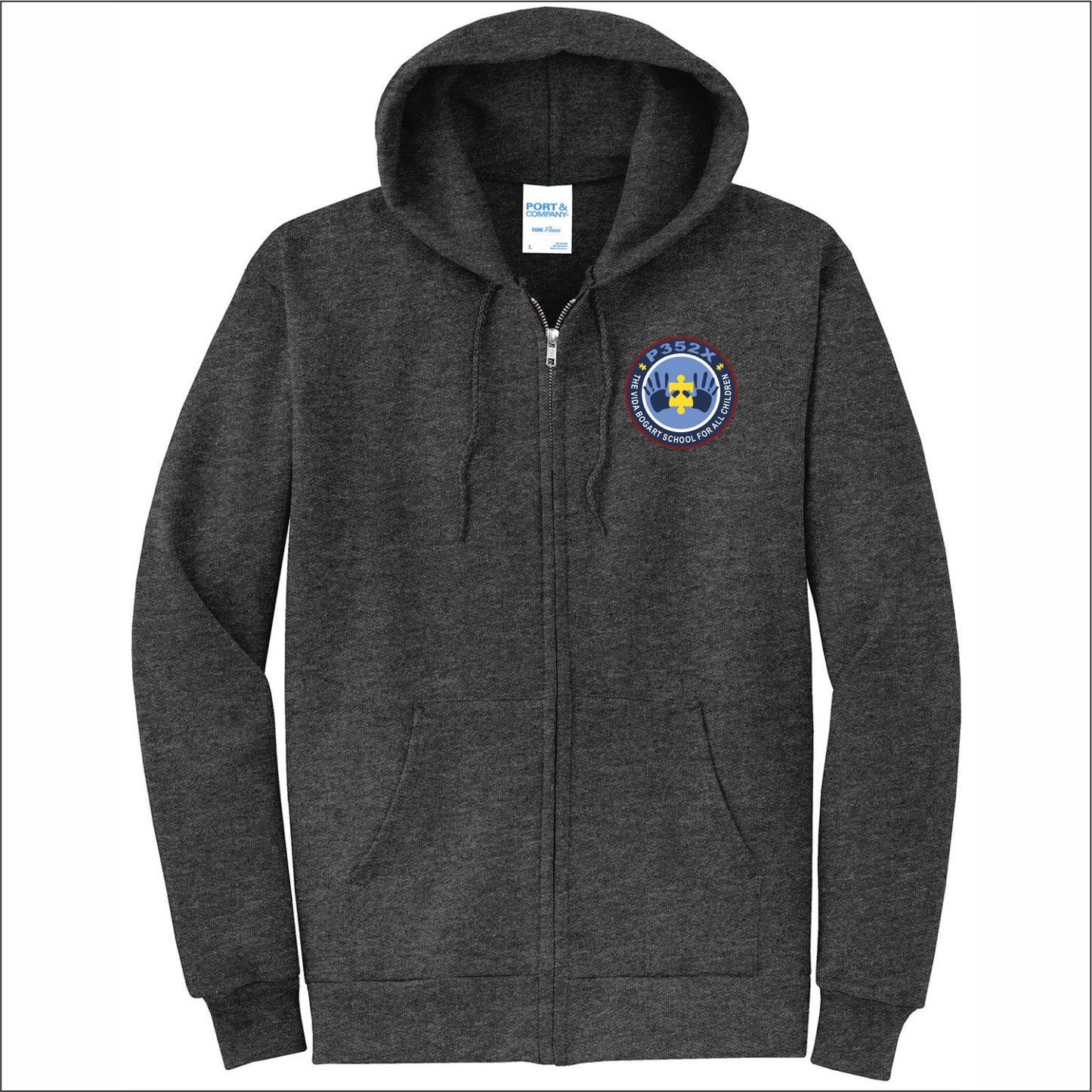 P352X School Full-Zip Hooded Sweatshirt