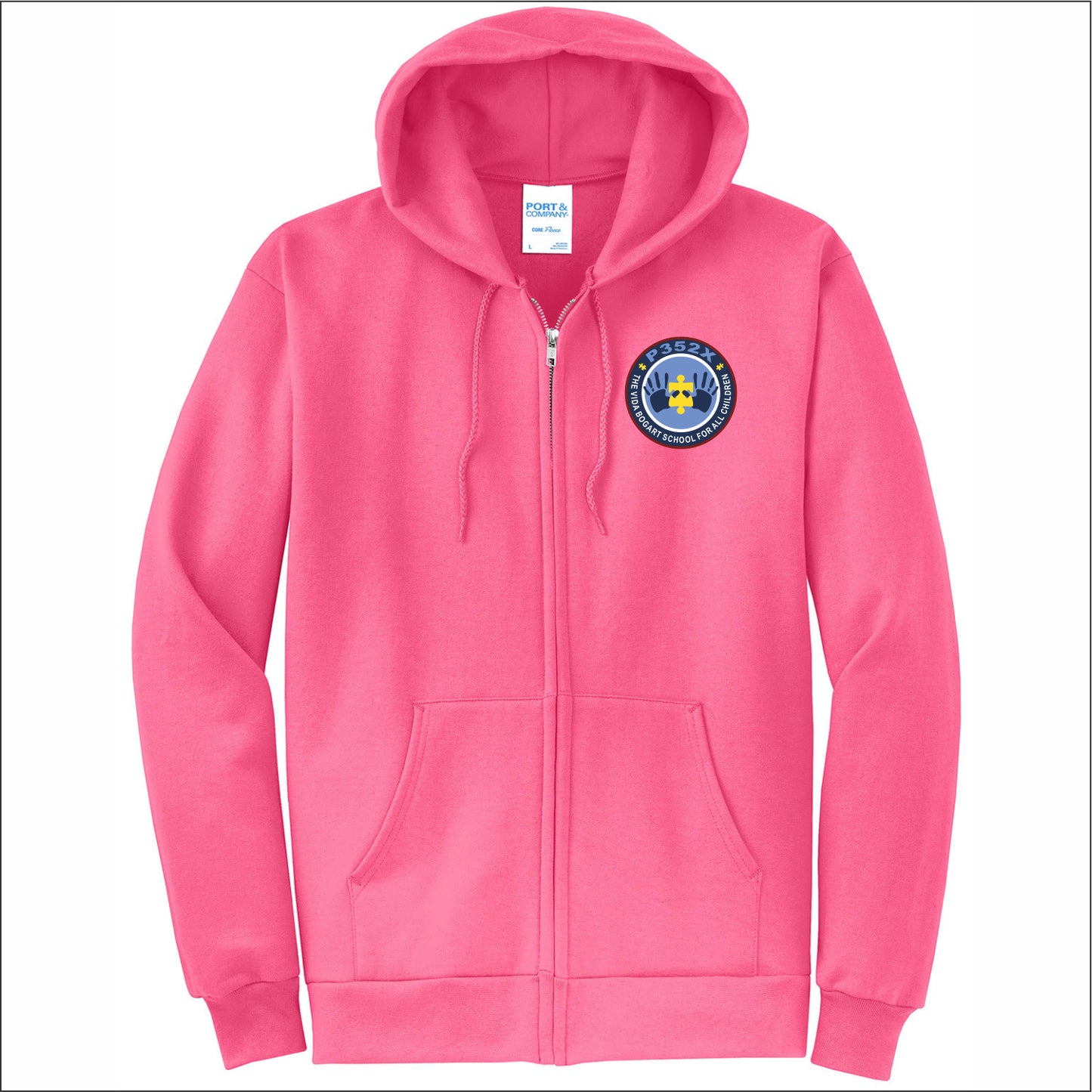 P352X School Full-Zip Hooded Sweatshirt