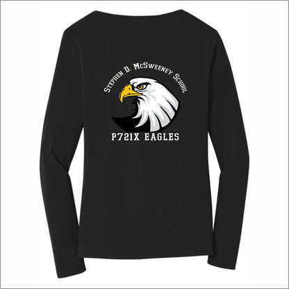 P721X HS Ladies Long Sleeve Fan Favorite V-Neck Tee