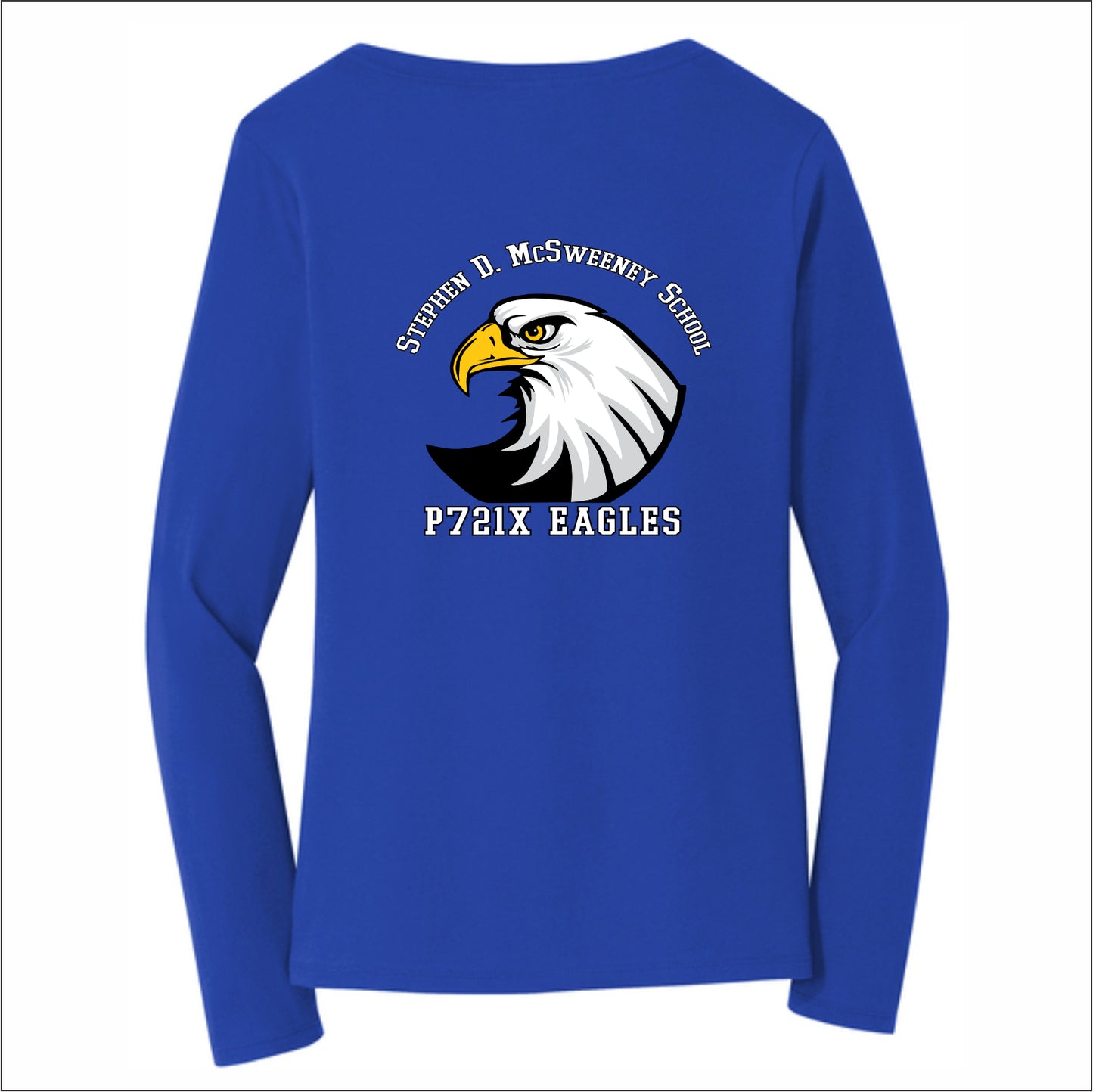P721X HS Ladies Long Sleeve Fan Favorite V-Neck Tee