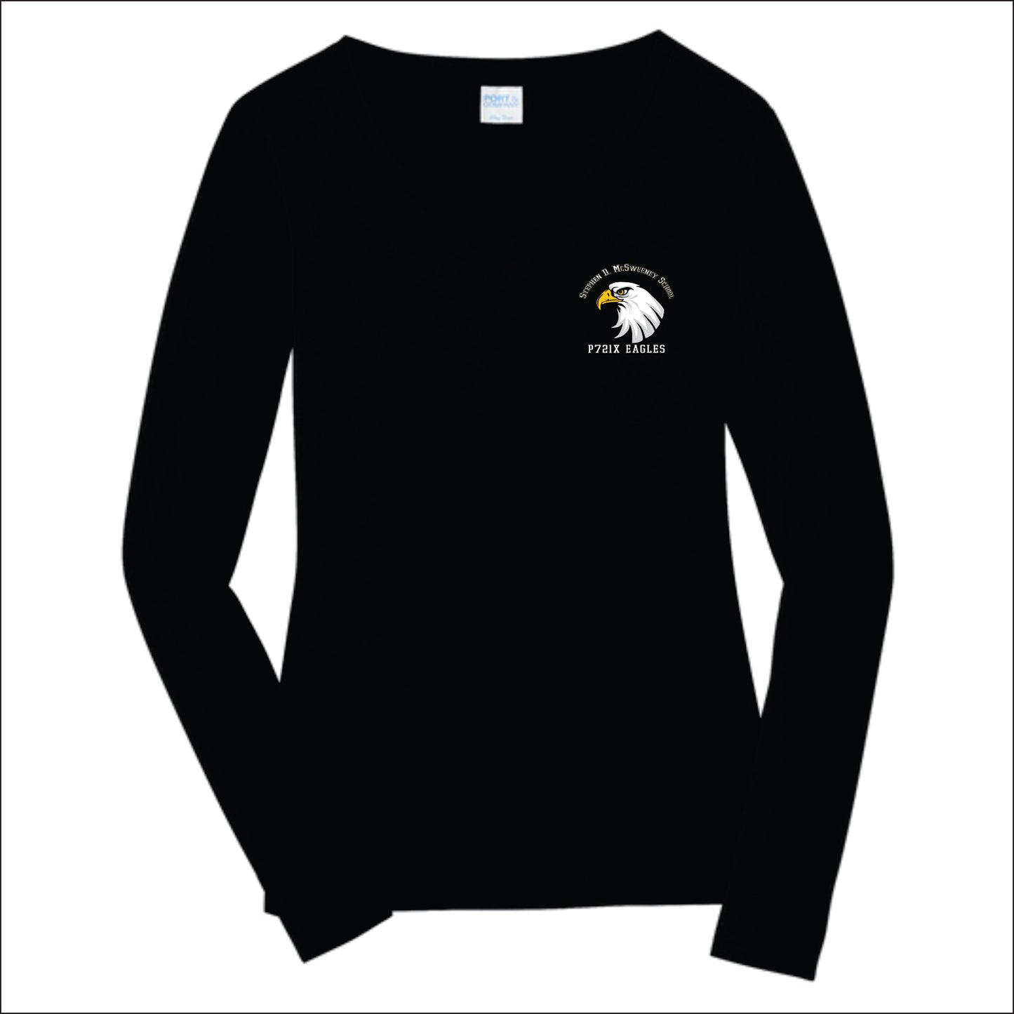 P721X HS Ladies Long Sleeve Fan Favorite V-Neck Tee