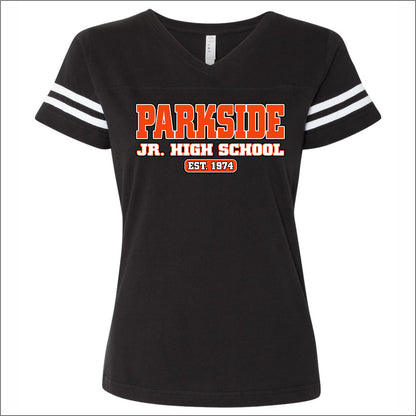 Parkside Jr High Ladies Vintage Football T